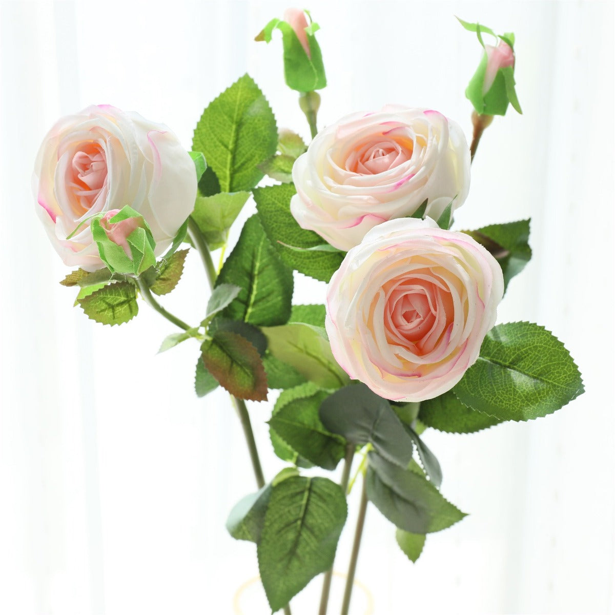 Real Looking Fake Flowers Realistic Cabbage Roses