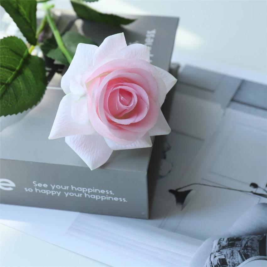 faux pink roses real touch flowers