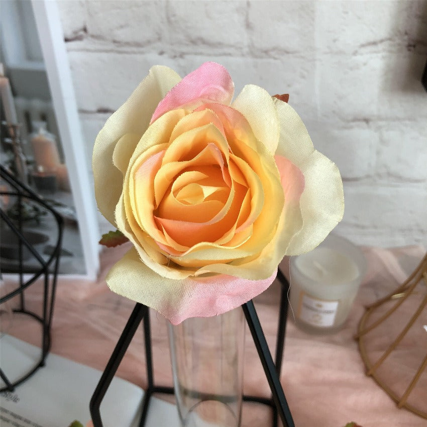 Wholesale Silk Rose Blooms Flower Heads 100 Bulk Fake Flowers