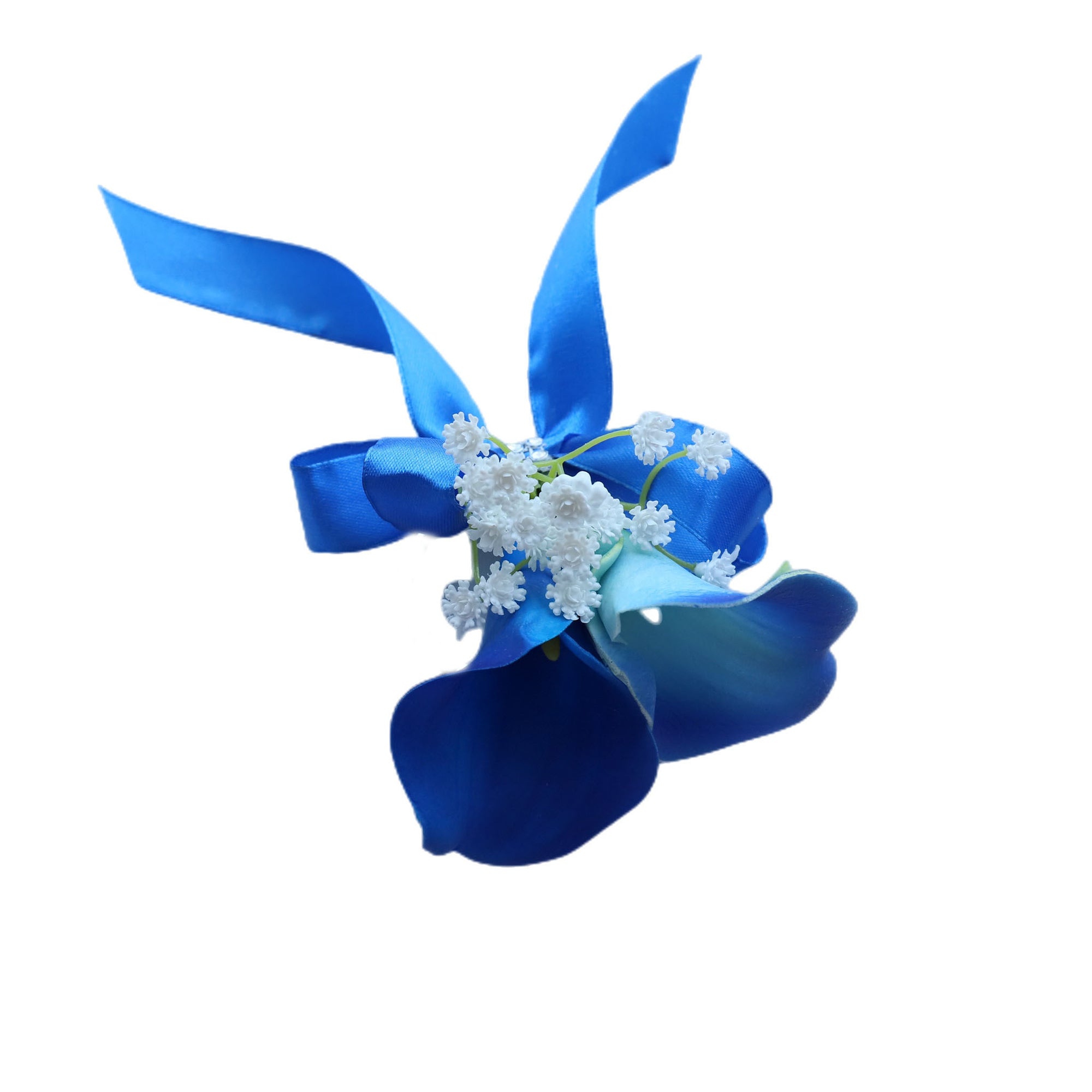 Royal Blue Wedding Bouquets Set