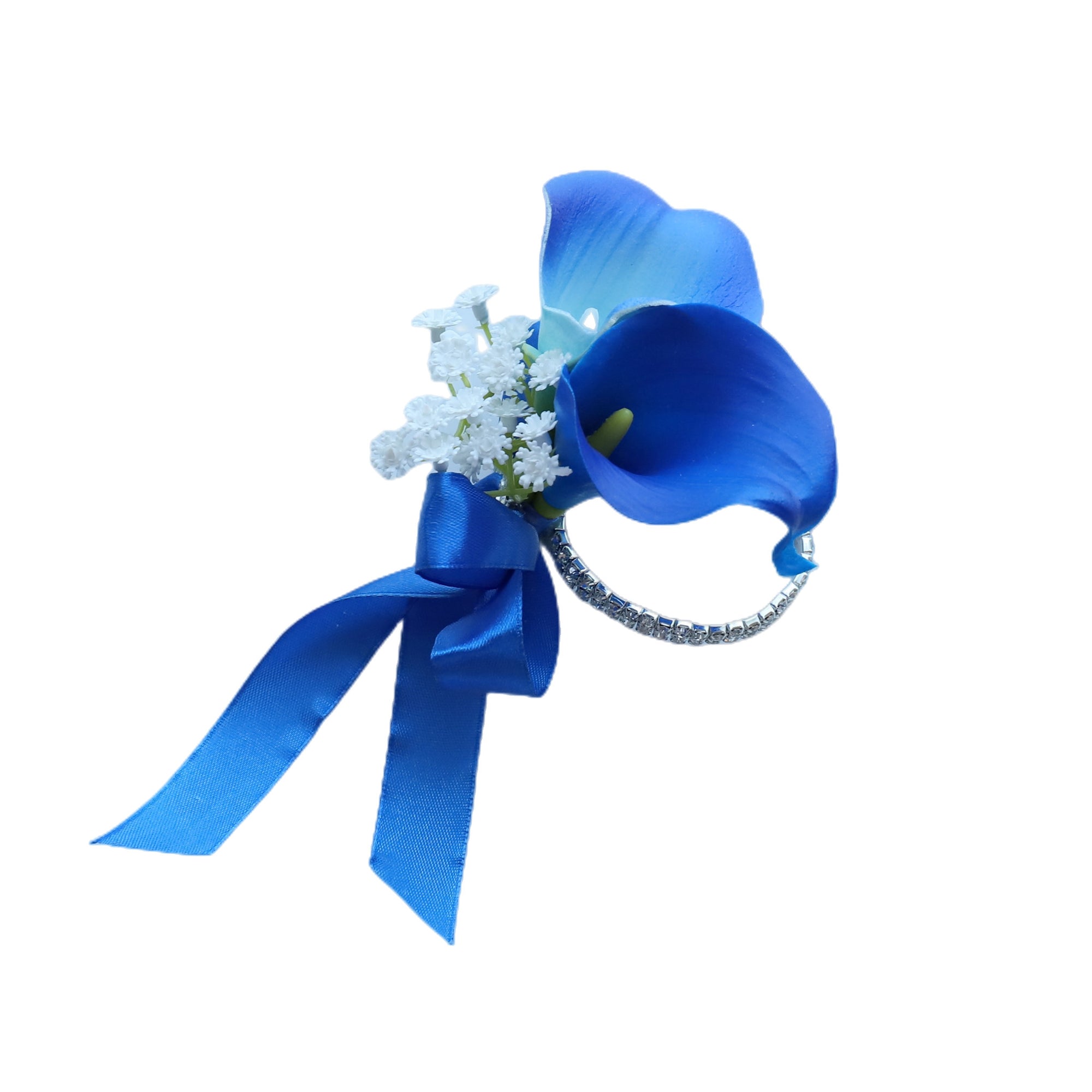 Royal Blue Wedding Bouquets Set