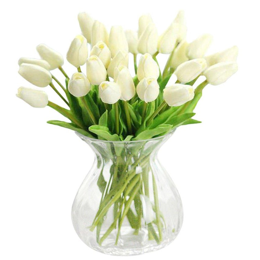 white tulips