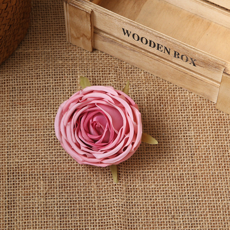 Bulk Artificial Flowers Silk Rose Heads