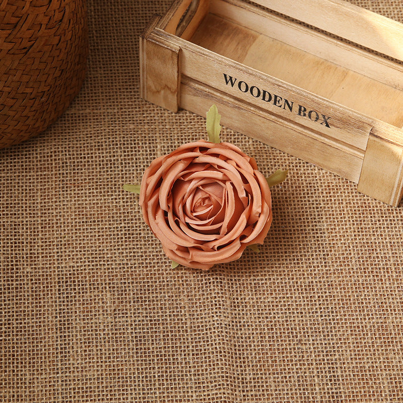 Bulk Artificial Flowers Silk Rose Heads
