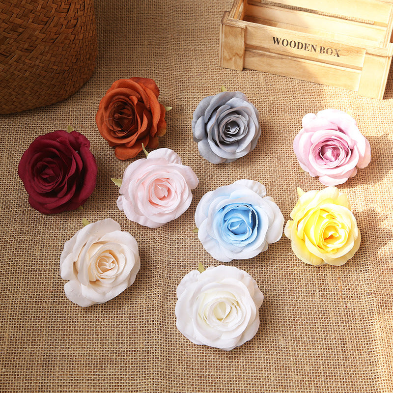 Fake Rose Heads Wholesale Silk Flowers
