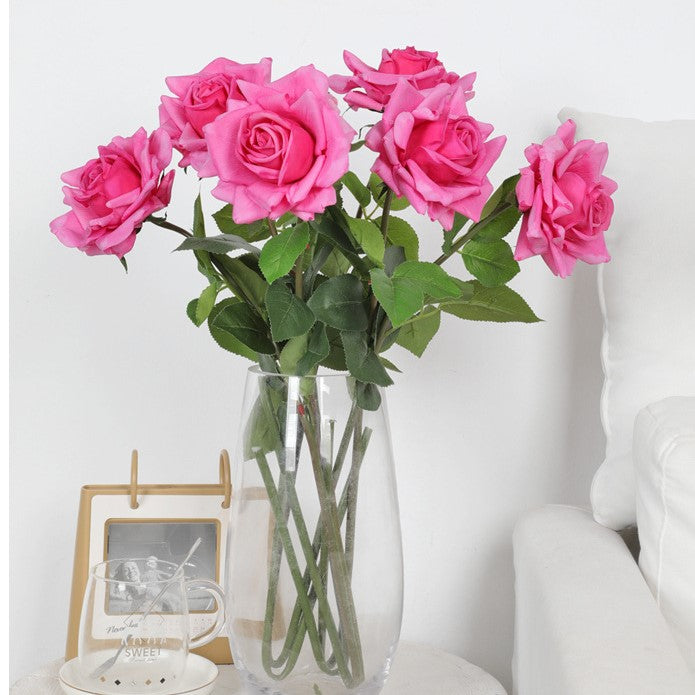 Realistic Real Touch Flowers Large Bloom Roses