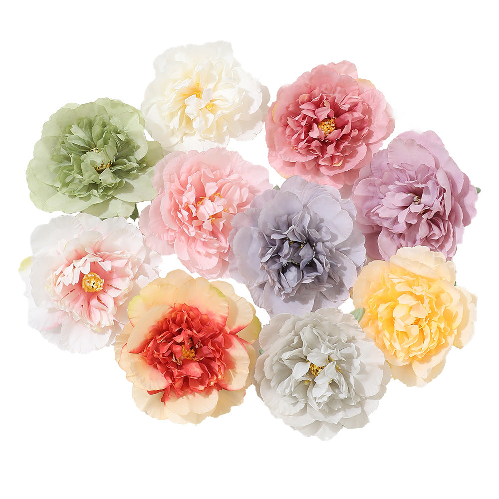 Wholesale Peony Flowers Silk Flower Heads