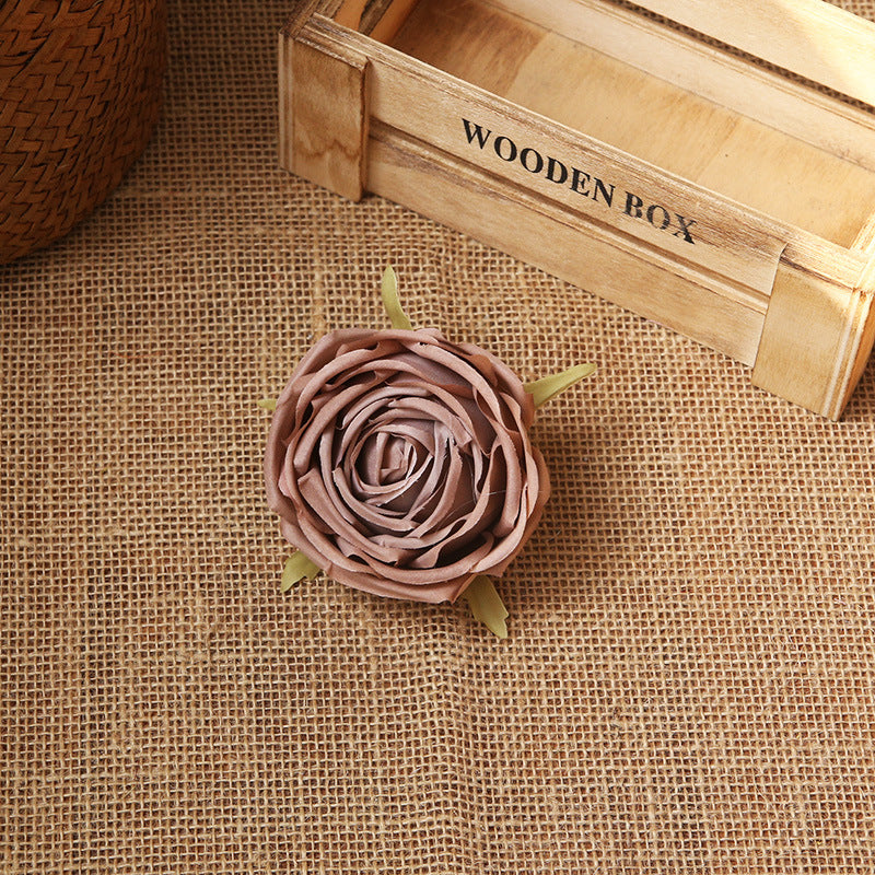 Bulk Artificial Flowers Silk Rose Heads