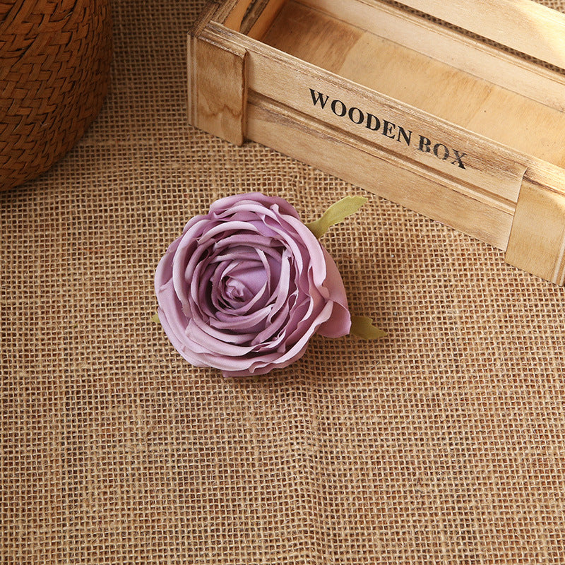 Bulk Artificial Flowers Silk Rose Heads