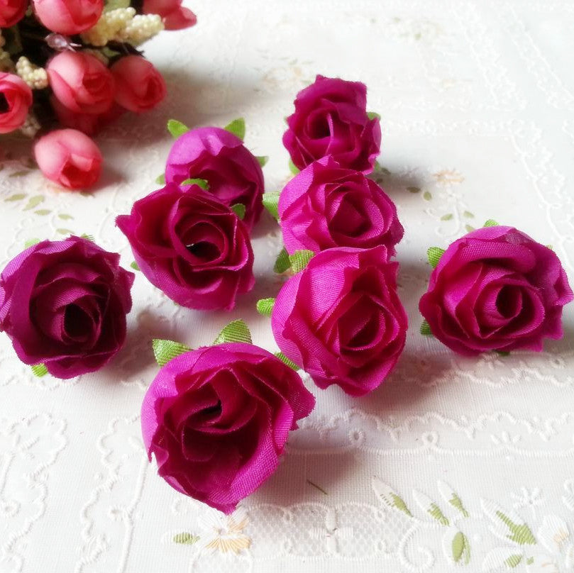 Wholesale Silk Flowers Mini Roses Bulk Craft Artificial Flowers