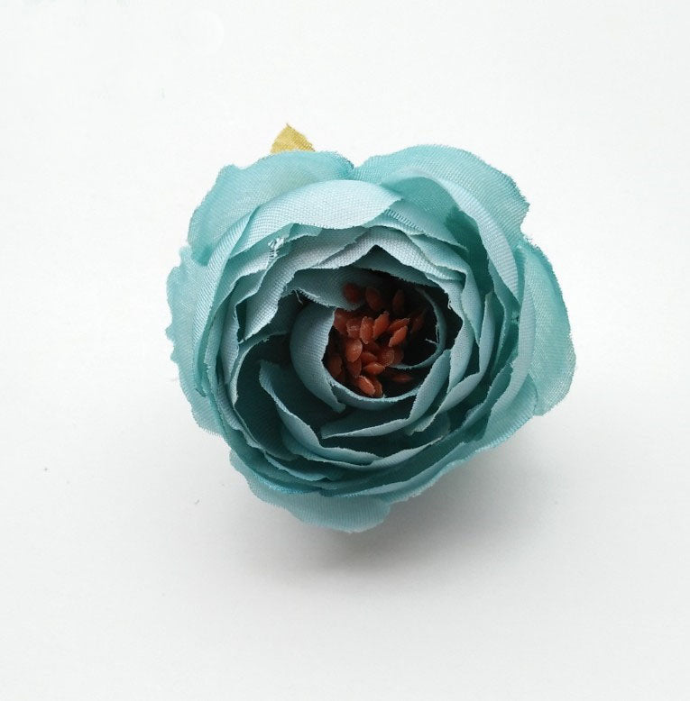 Wholesale Silk Flowers Bulk Peonies Heads 300 pcs Small Simulation Tea Rose For Crafts DIY