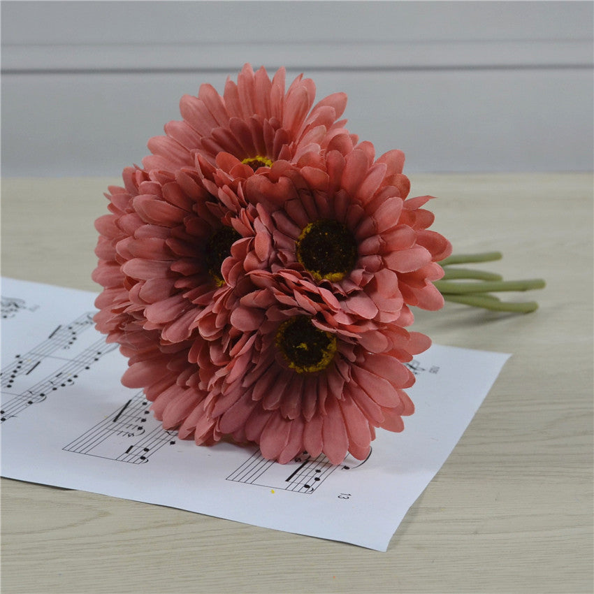 Artificial Daisy Flower Bouquet Silk Daisy Flowers