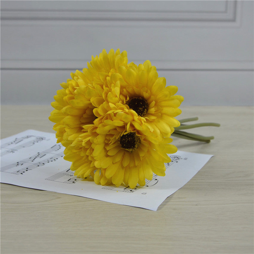 Artificial Daisy Flower Bouquet Silk Daisy Flowers