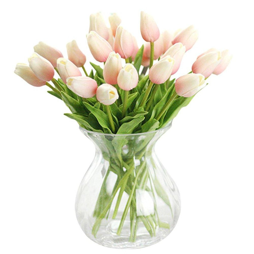 pink tulip flowers