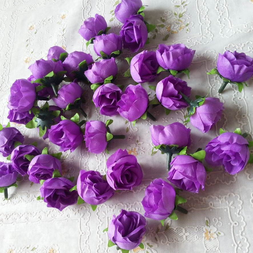 Wholesale Silk Flowers Mini Roses Bulk Craft Artificial Flowers
