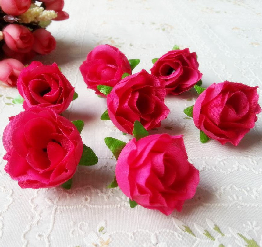 Wholesale Silk Flowers Mini Roses Bulk Craft Artificial Flowers
