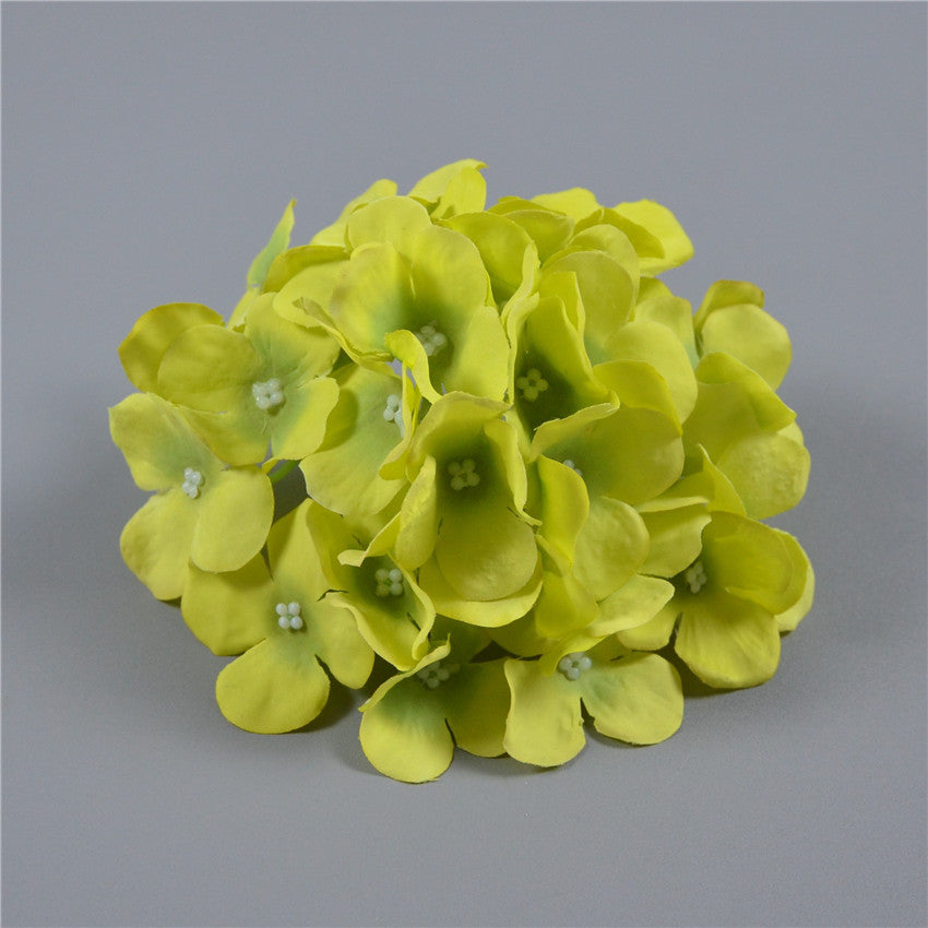 Silk Hydrangea Flower Heads 6"