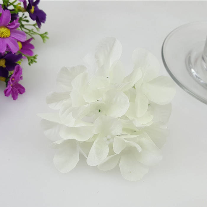 Silk Hydrangea Flower Heads Artificial Hydrangea Various colors 20 Flowers For Home Wedding Party Decorations Cake Topper Decor CJ-12XQ