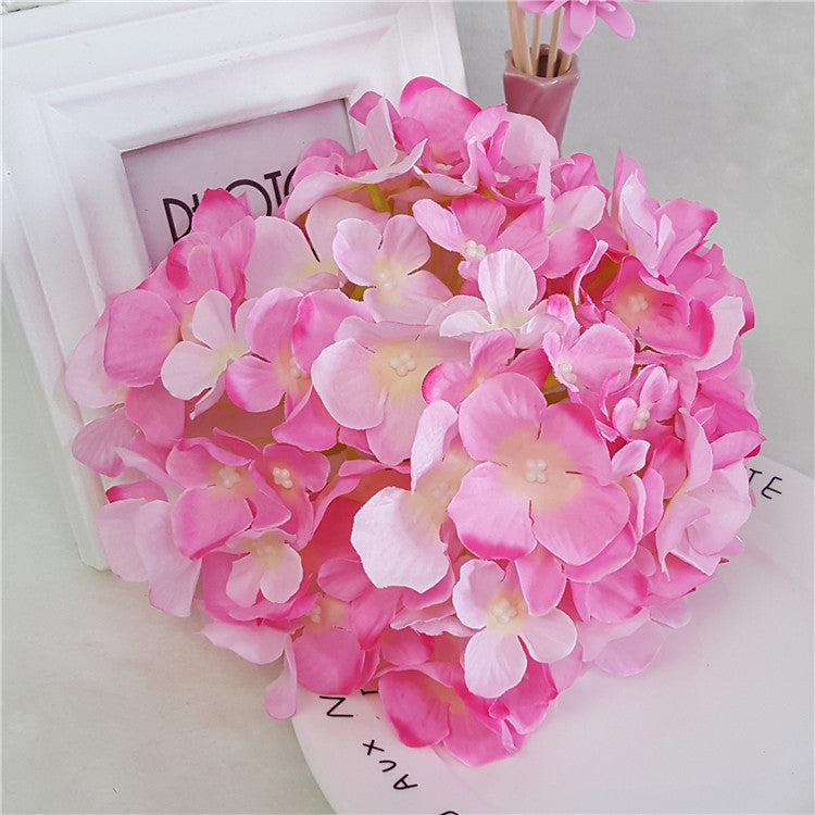 Large Silk Hydrangea Flower Heads 14 Colors