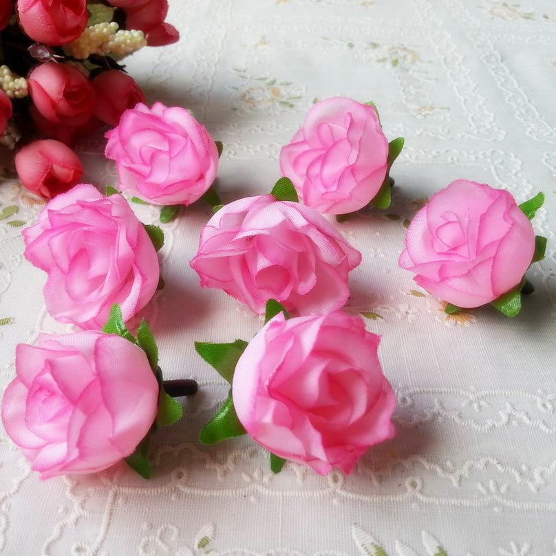 Wholesale Silk Flowers Mini Roses Bulk Craft Artificial Flowers