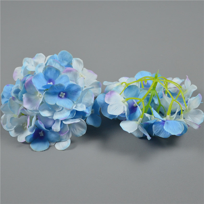 Silk Hydrangea Flower Heads 6"