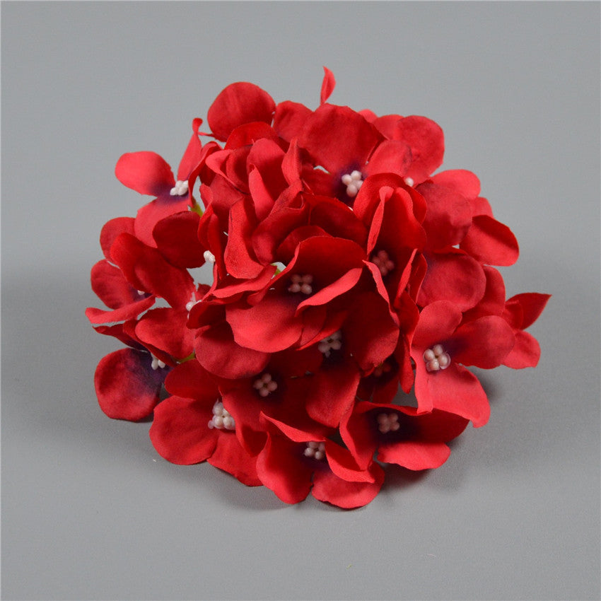 Silk Hydrangea Flower Heads 6"