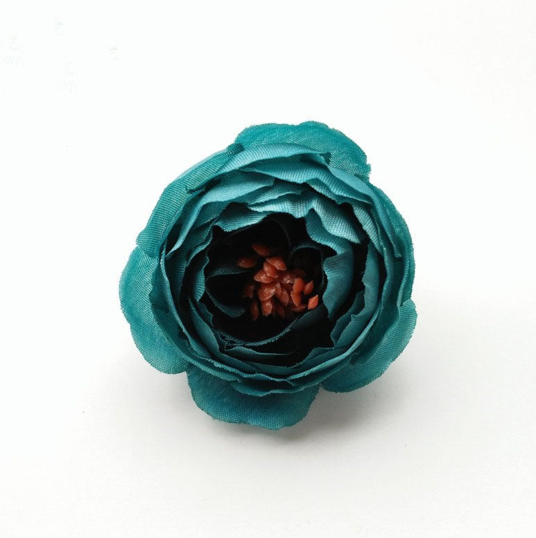 Wholesale Silk Flowers Bulk Peonies Heads 300 pcs Small Simulation Tea Rose For Crafts DIY