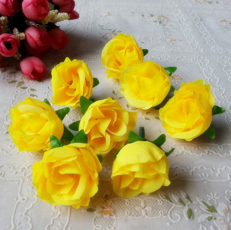 Wholesale Silk Flowers Mini Roses Bulk Craft Artificial Flowers