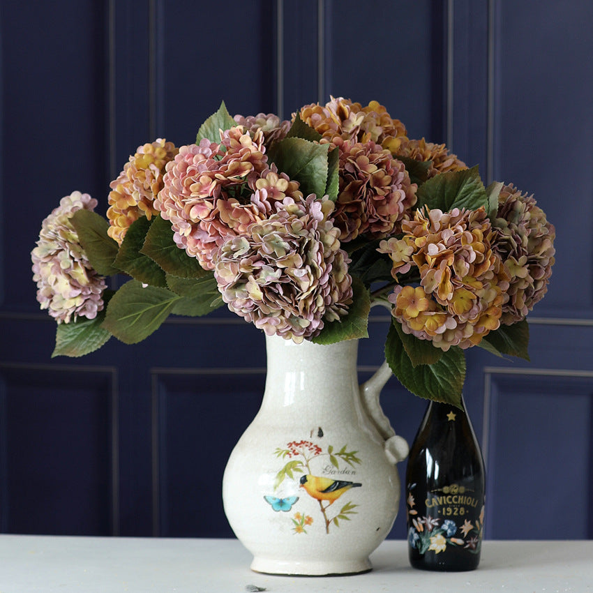 Realistic Hydrangea Flowers for Fall Wedding Decor