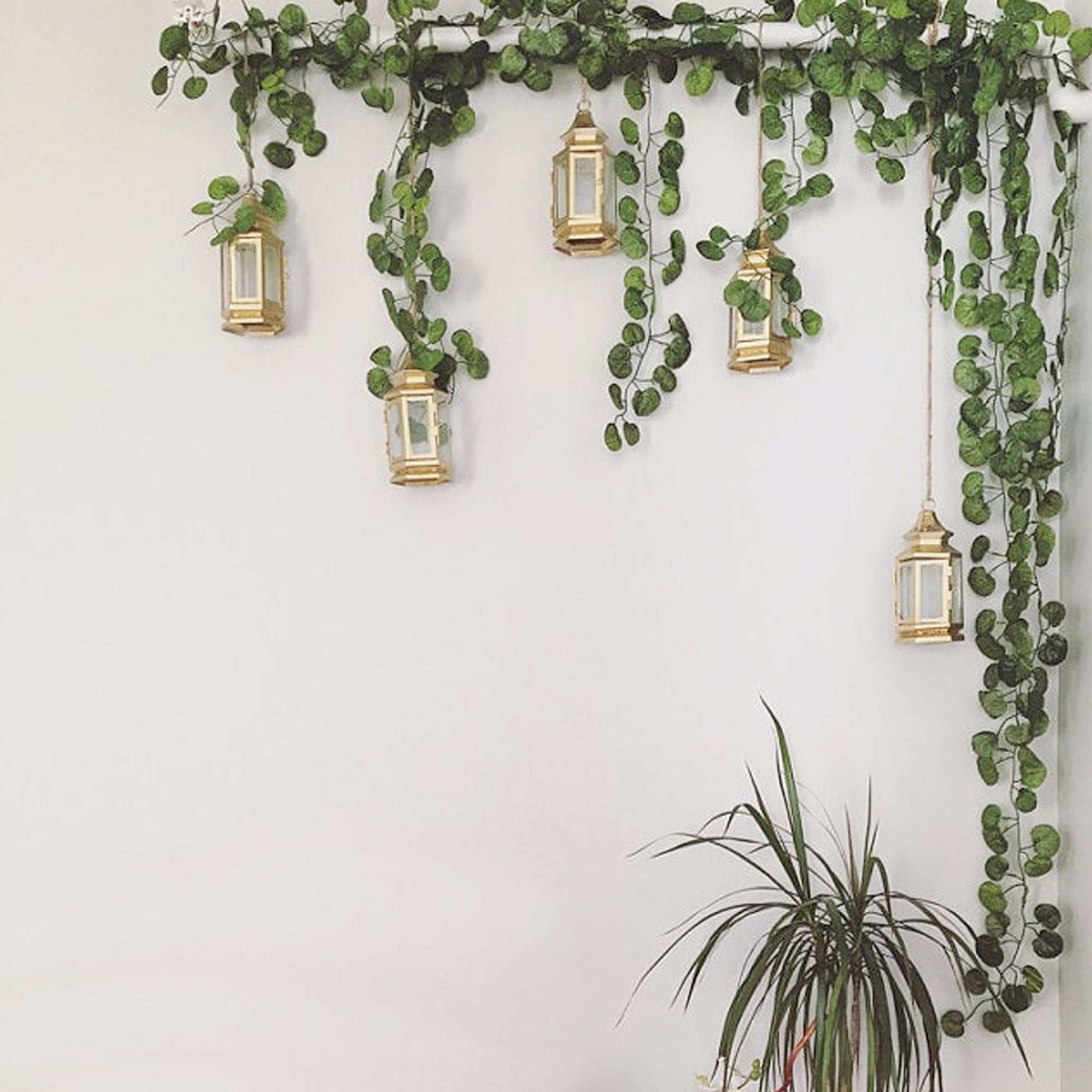hanging fake plants for bedroom Artificial Ivy Garland Fake Hanging Plants Outdoor