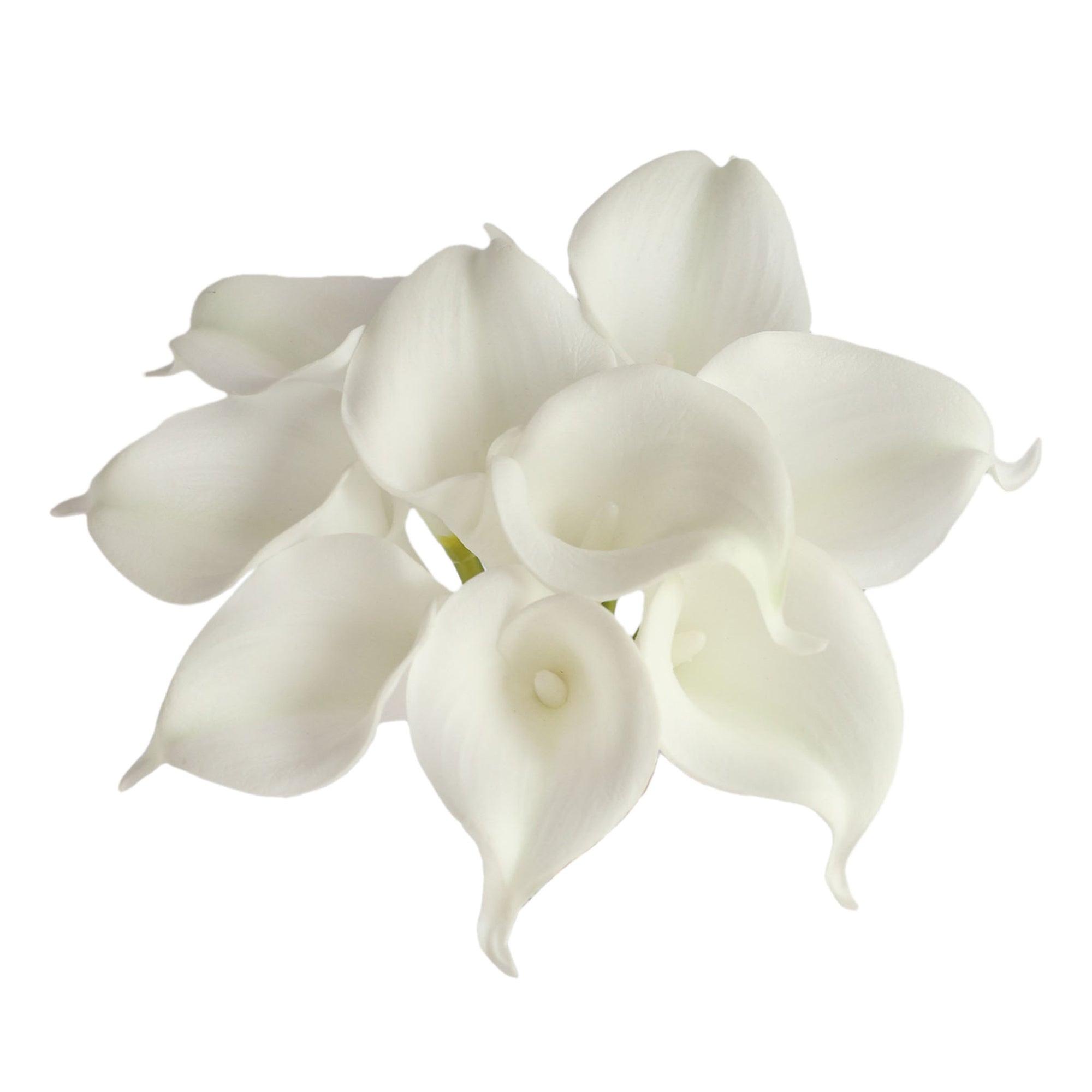 White Calla Lily Real Touch Flowers PU Calla Lilies