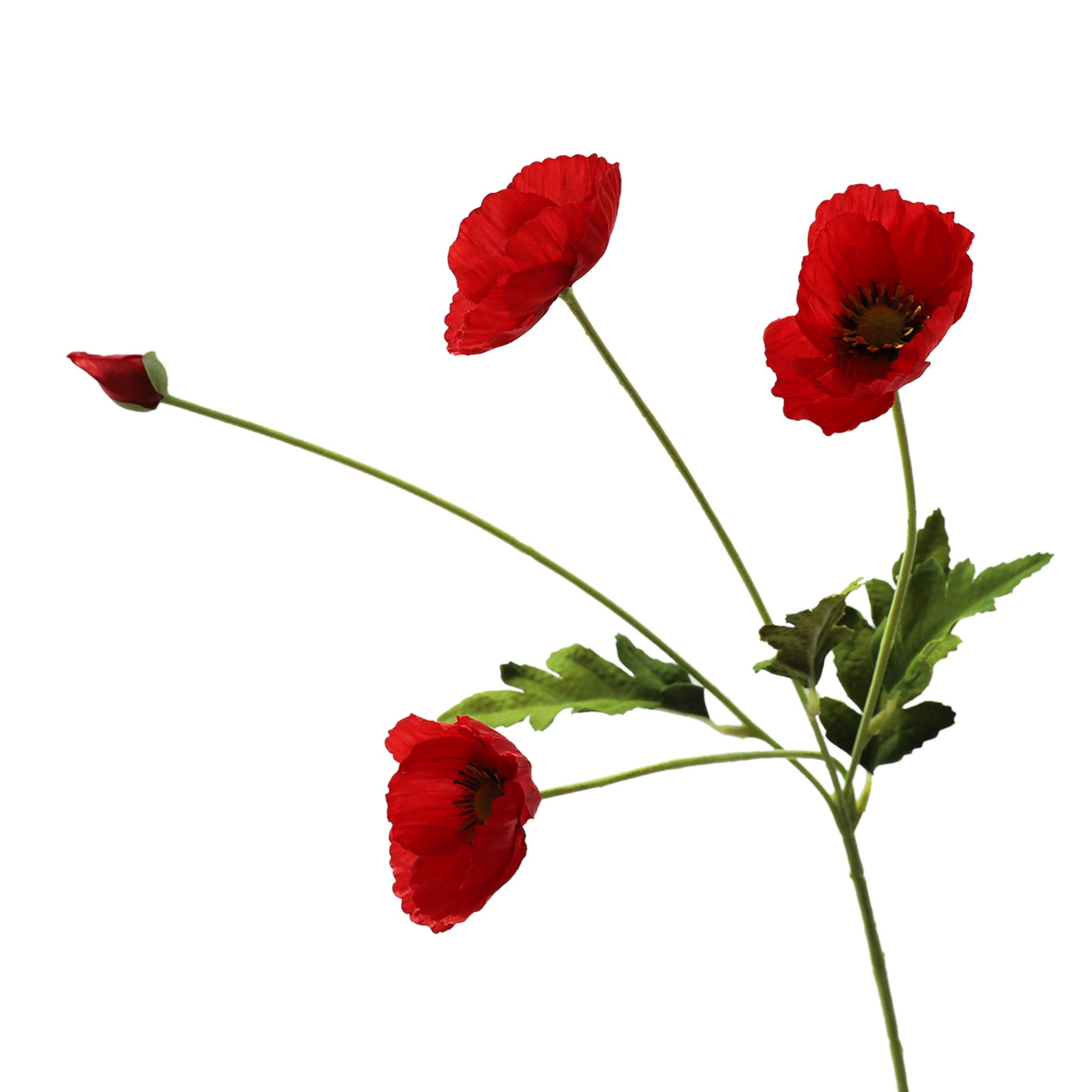 Artificial Poppies Silk Poppy Flowers VANRINA