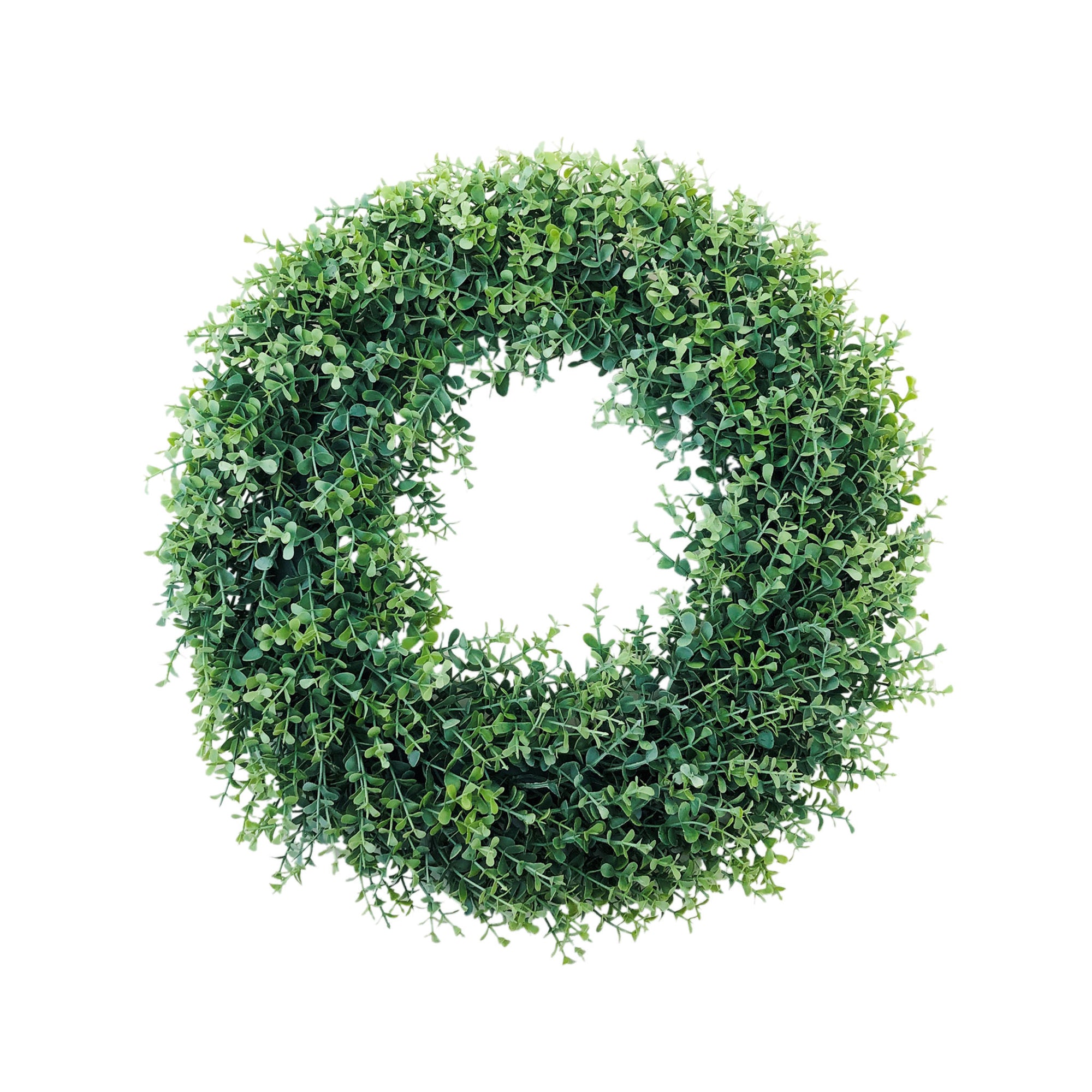 Faux Boxwood Wreath 17 inch for Front Door