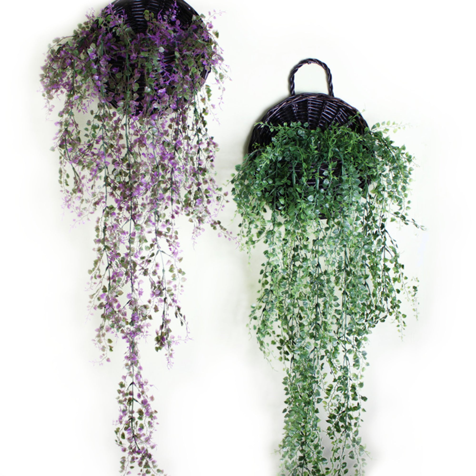 artificial plant for hanging basket Artificial Plants Greenery Outdoor Hanging Plant Vines Green