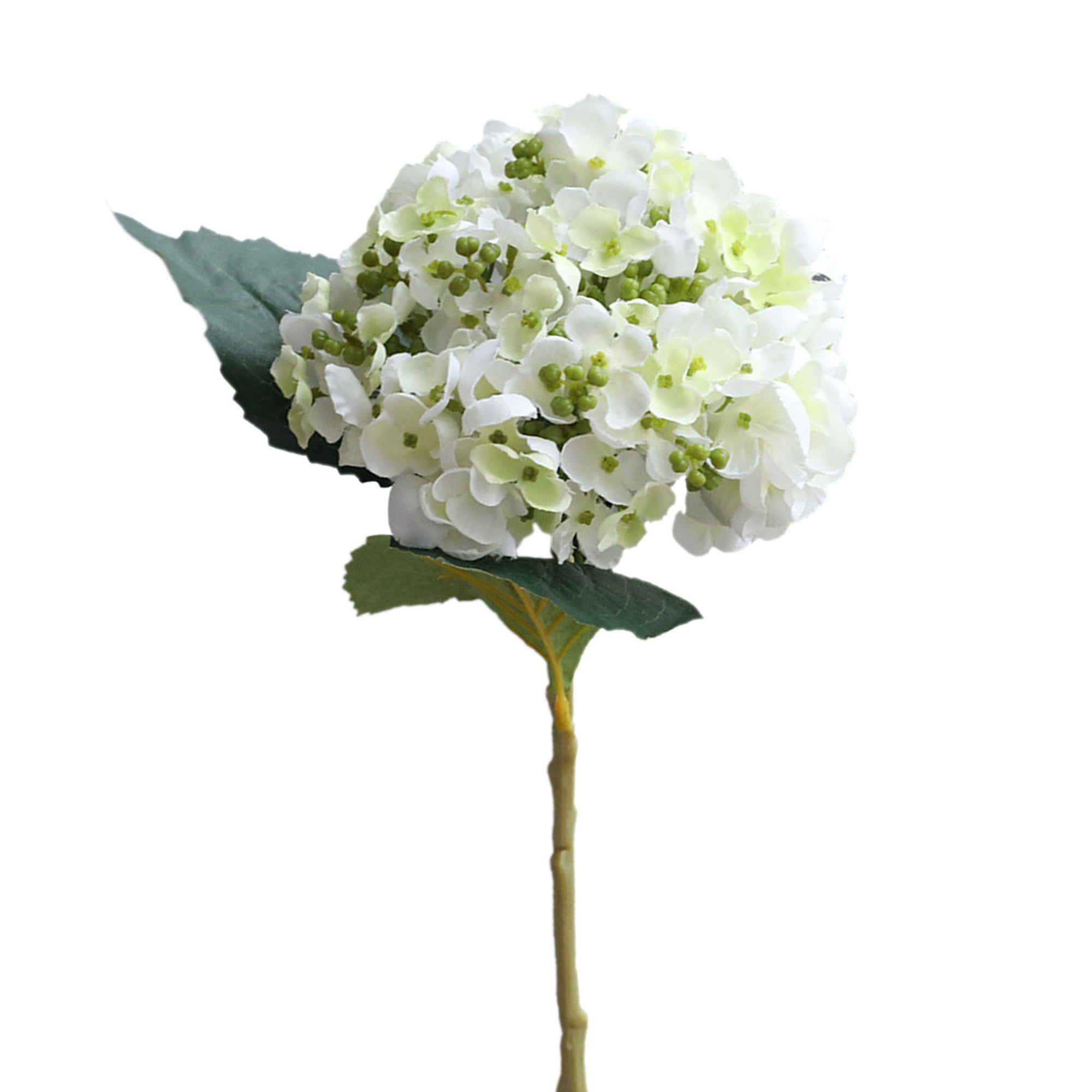 White Seeded Hydrangea Artificial Flowers