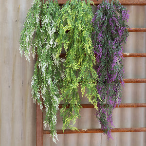 Hanging Vines Artificial Hanging Plants Plastic Outdoor Plants - VANRINA