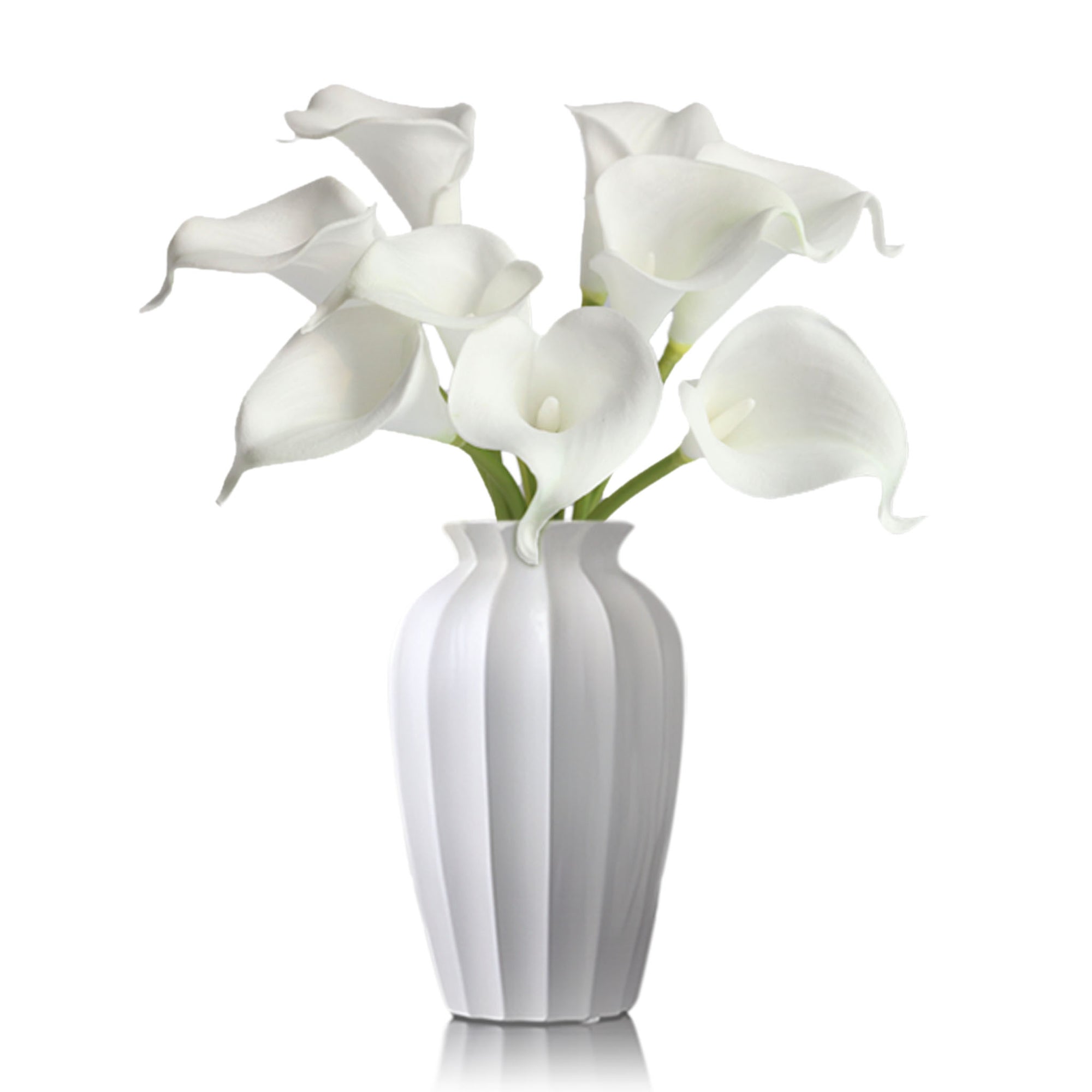 White Calla Lily Bouquet Real Touch Calla