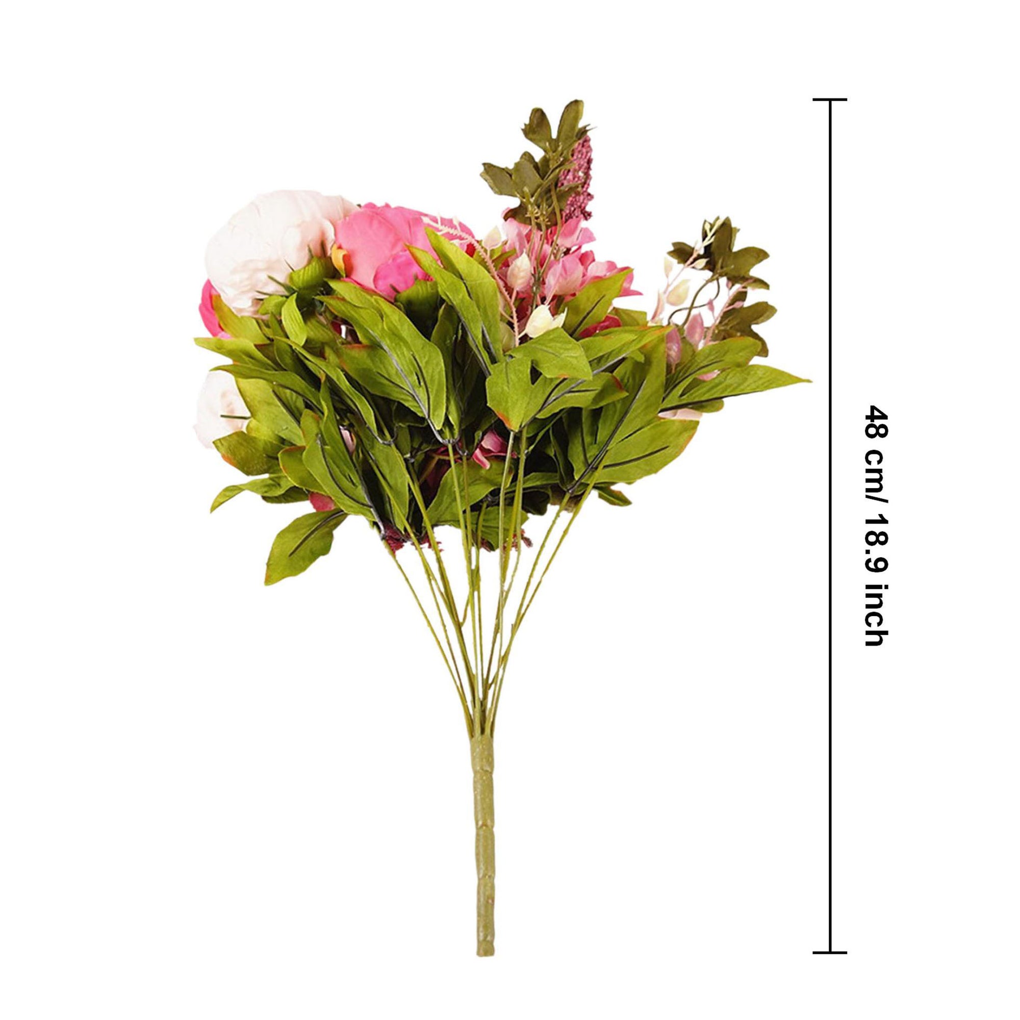 Blush Peony Flowers Artificial Silk Peony For Wedding Arrangement Fake Flowers