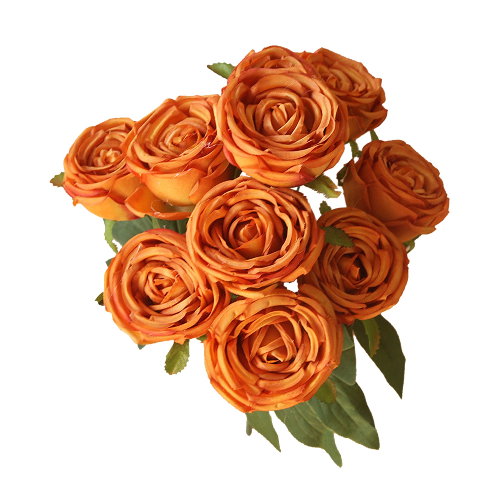 Artificial Flowers Bundle Silk Roses Bunch