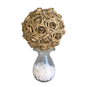 gold flower ball