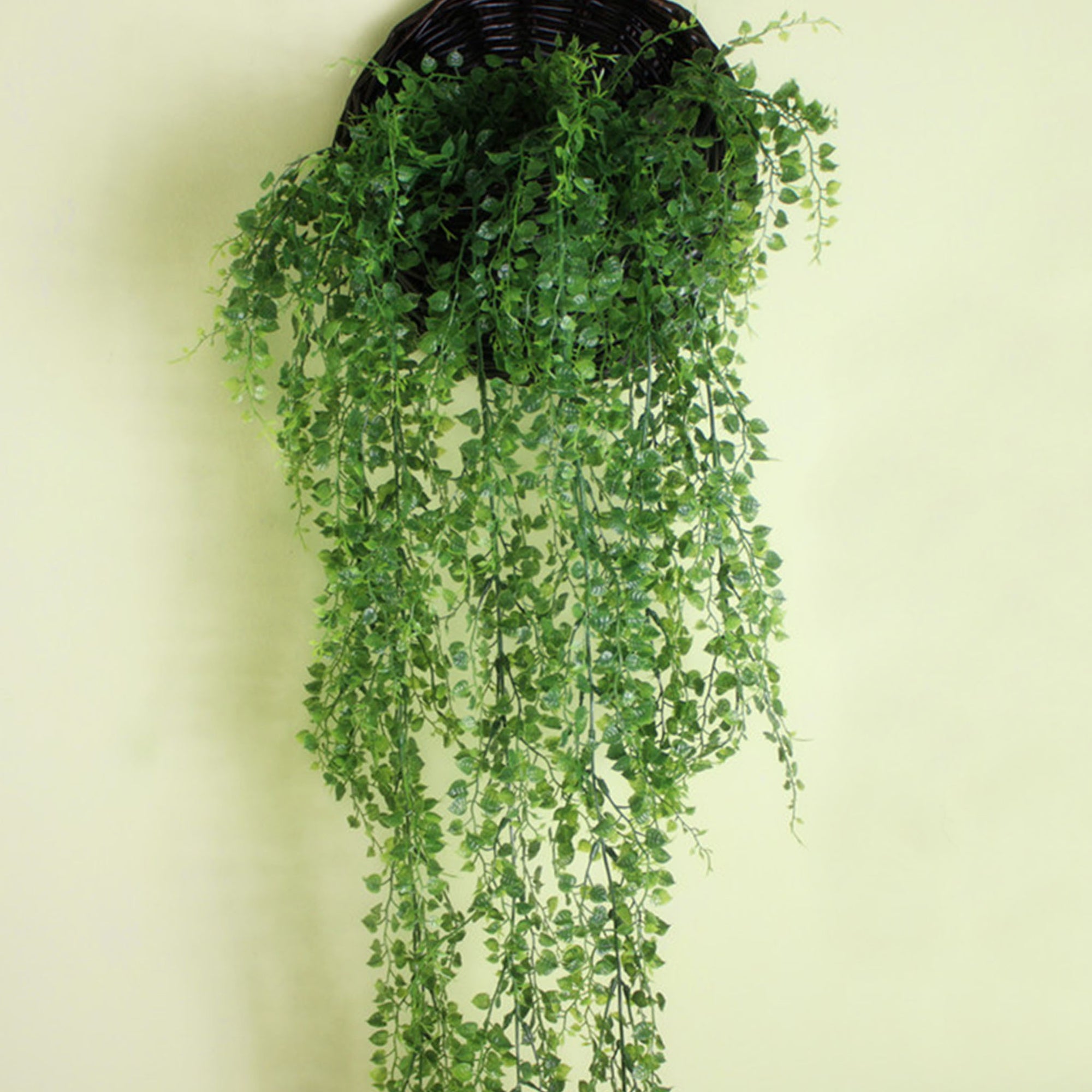 artificial hanging plants for outside Artificial Plants Greenery Outdoor Hanging Plant Vines Purple