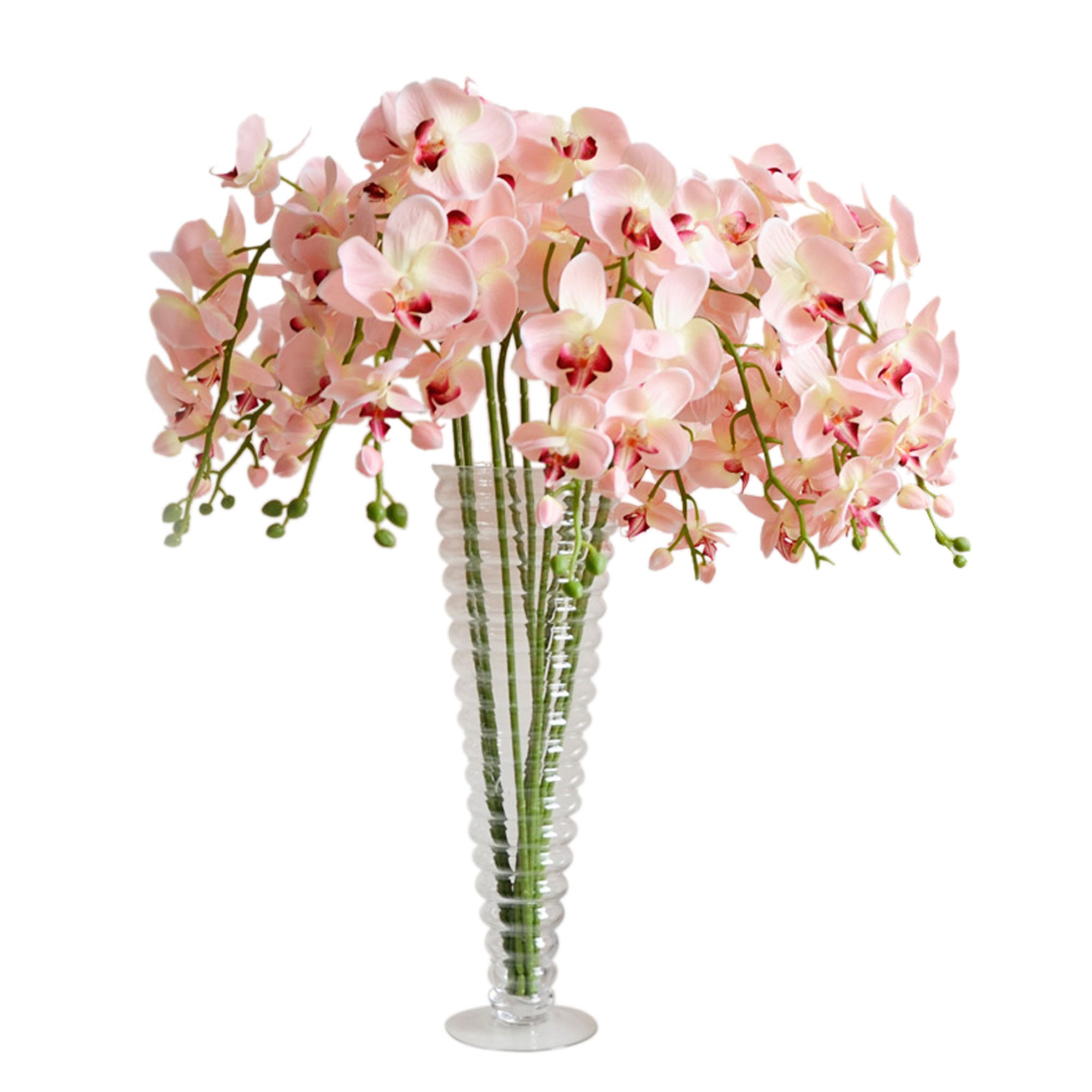 Orchid Centerpieces Butterfly Artificial Flowers 5pcs Wedding Dinner Venue Decoration