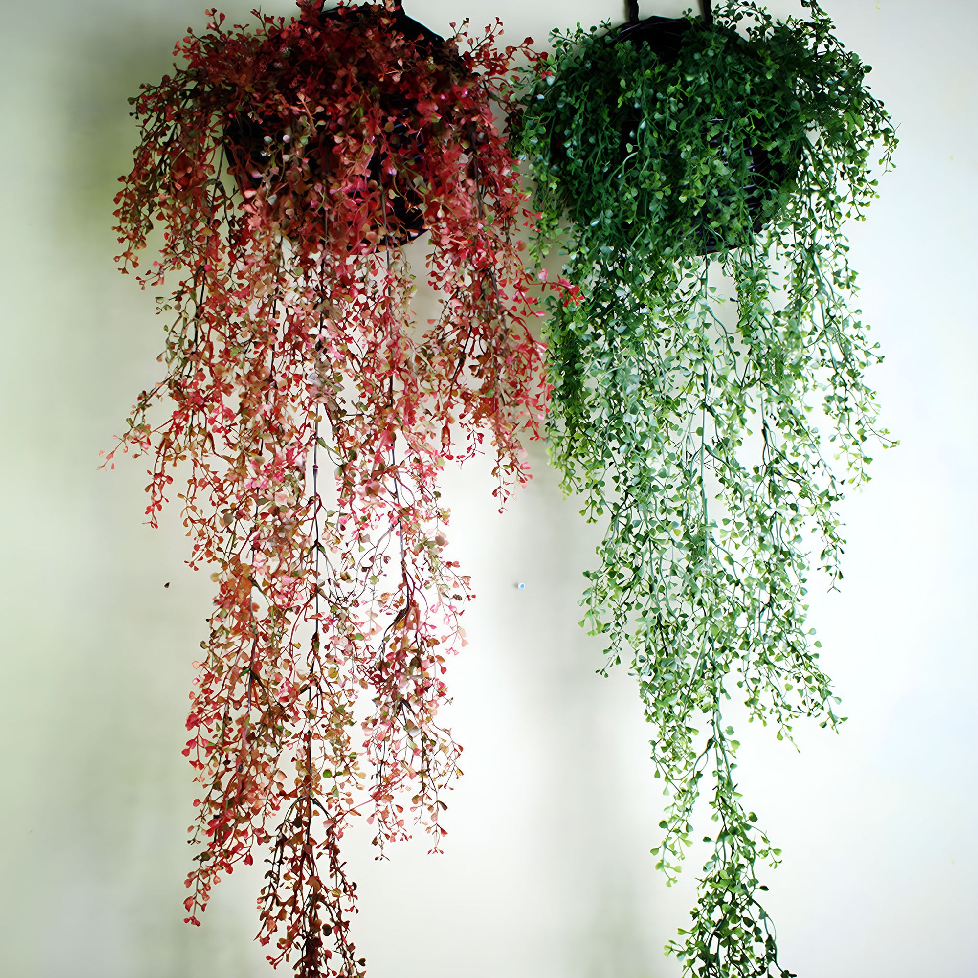 Hanging Vines Artificial Hanging Plants Plastic Outdoor Plants