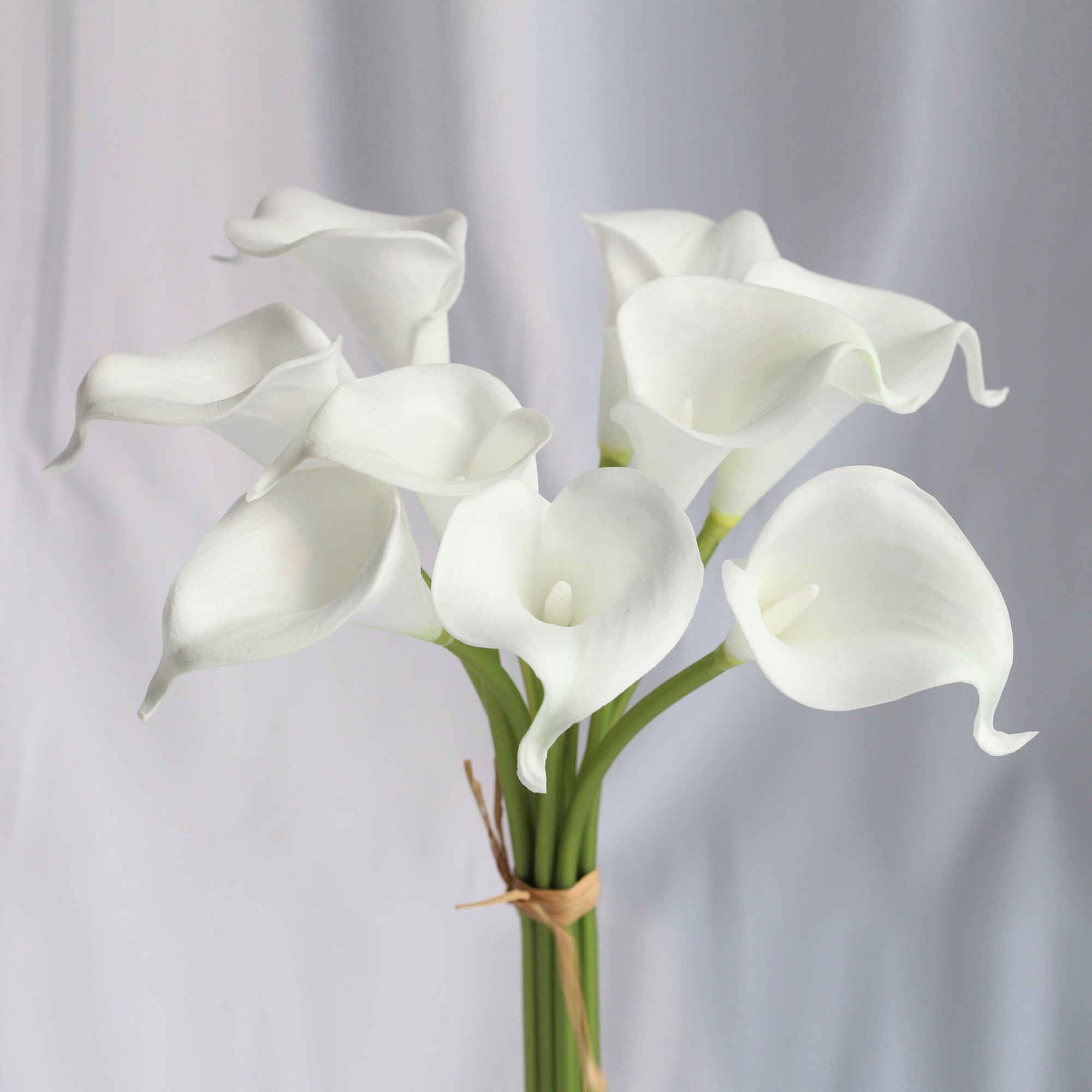 White Calla Lily Real Touch Flowers PU Calla Lilies