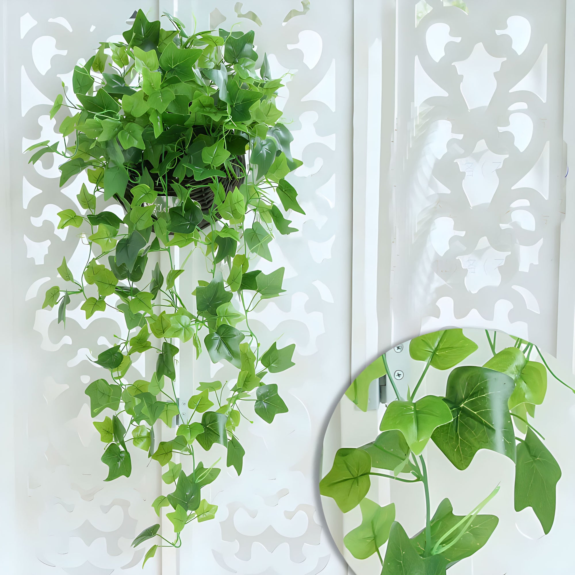 hanging plant fake Fake Hanging Plant Artificial Pothos Vines Indoor