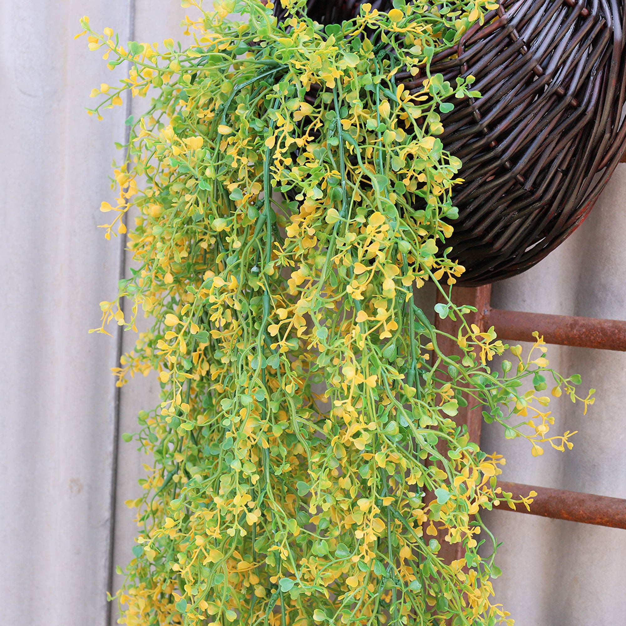 Plastic Hanging Plant Leaf Vines for Outdoor