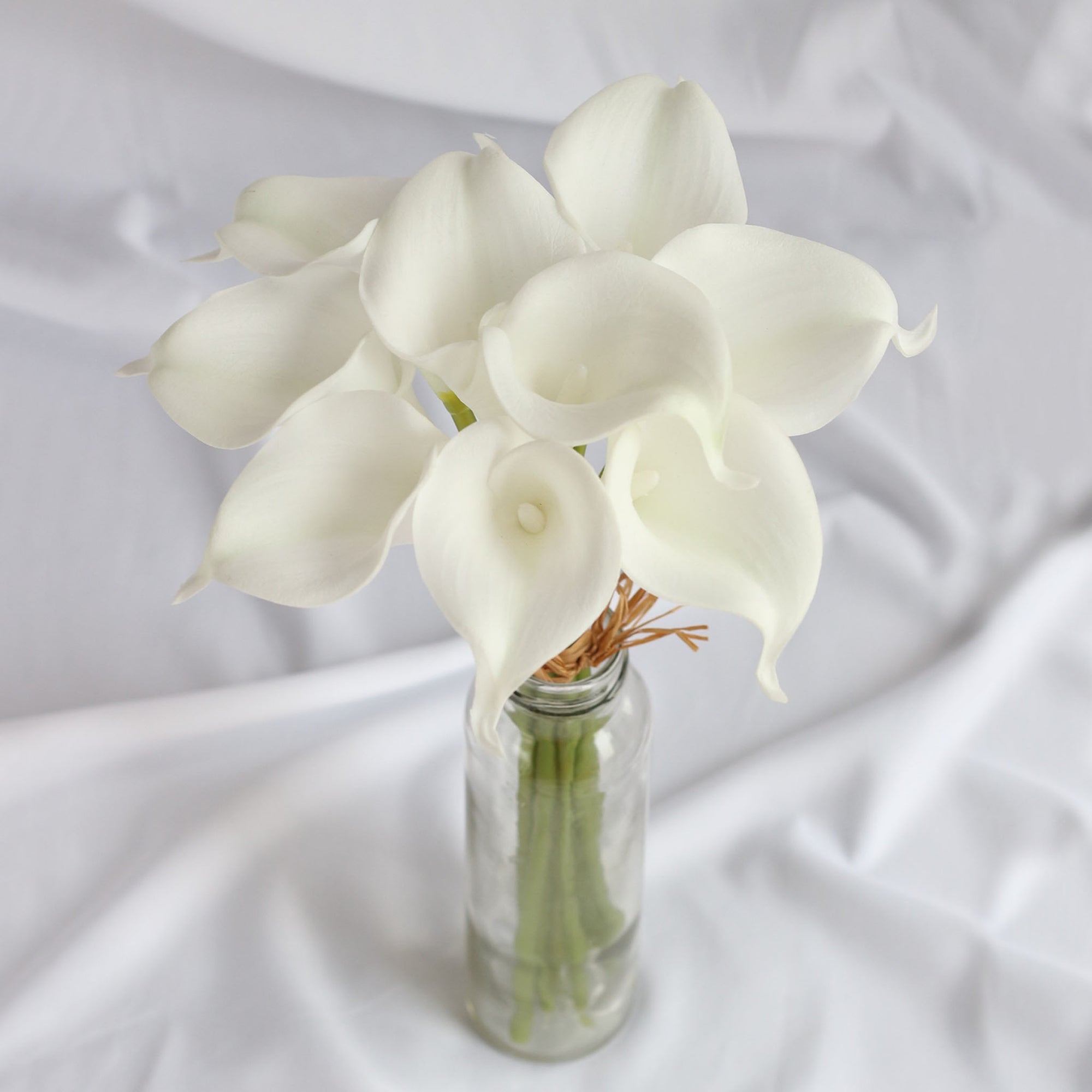 White Calla Lily Bouquet Real Touch Calla