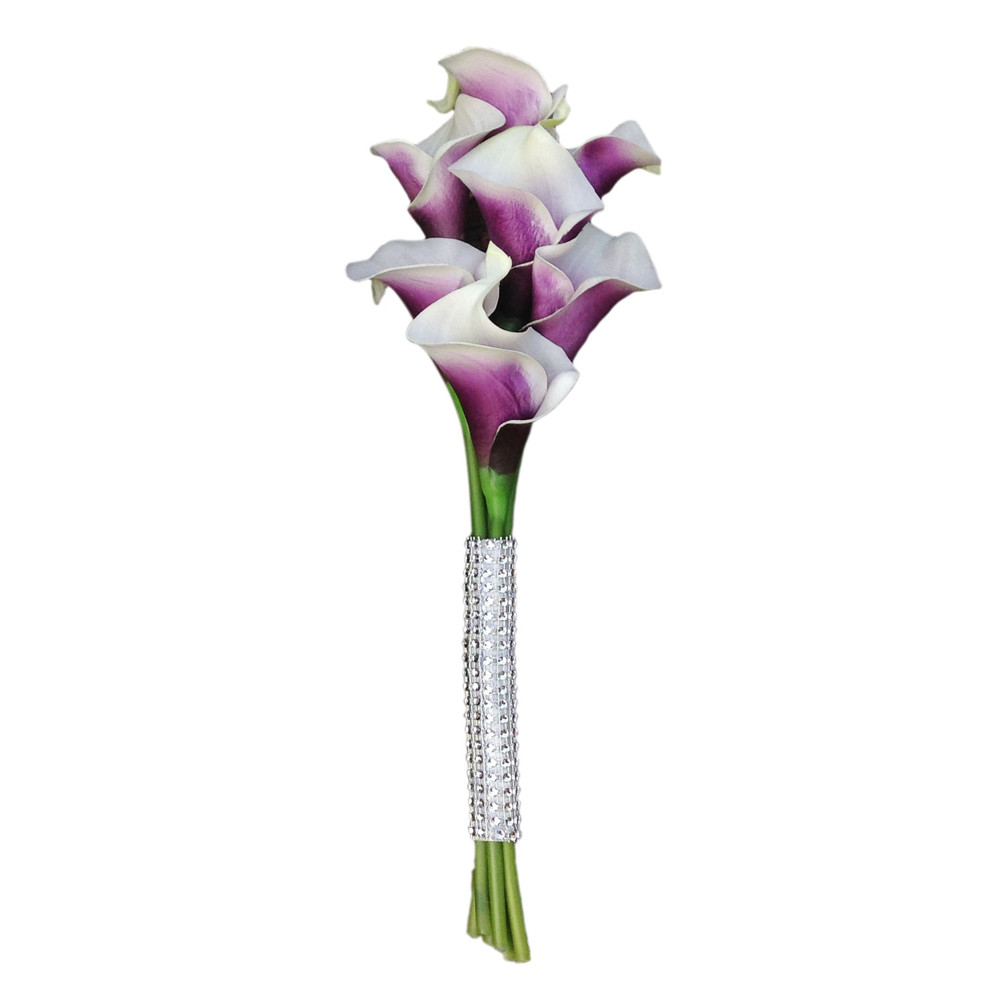 Picasso Purple Calla Lily Bouquet Plum Wedding Flowers