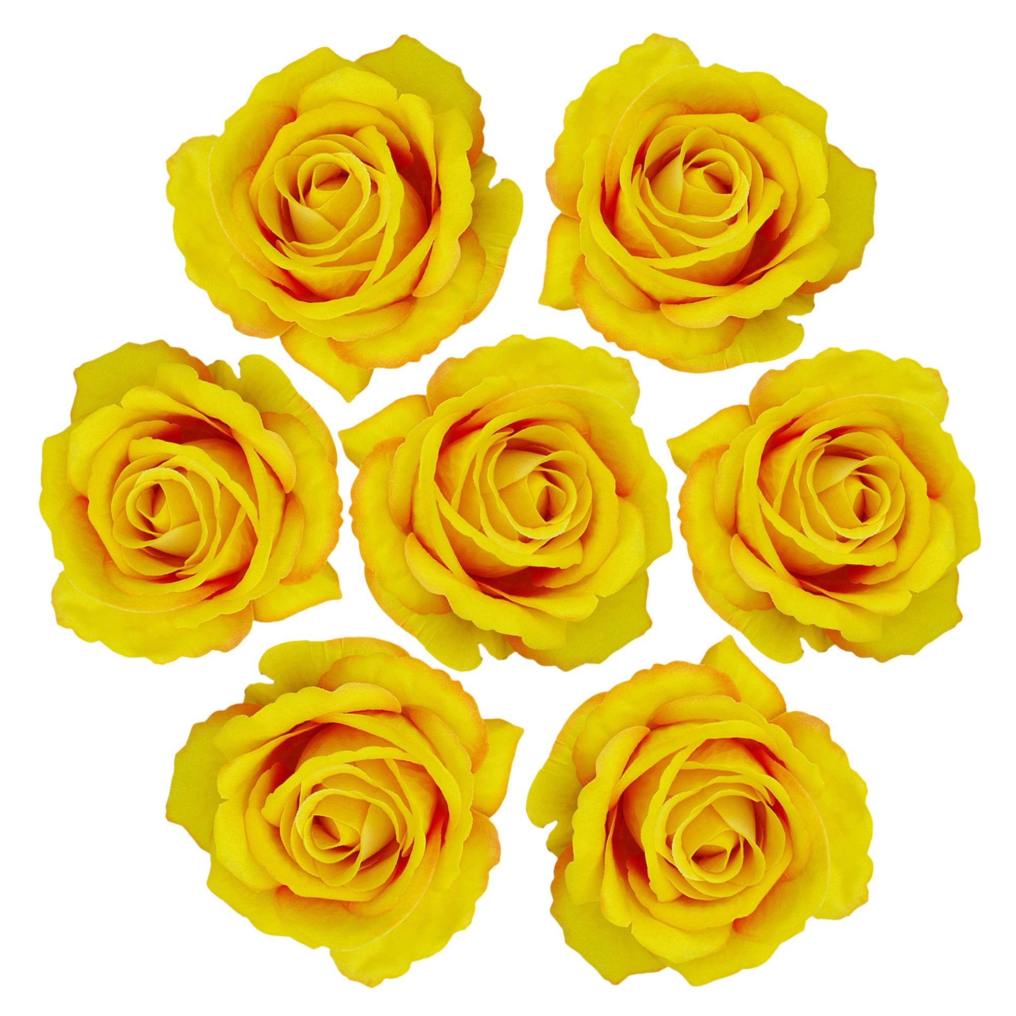 Artificial Flowers Silk Rose Heads in Bulk