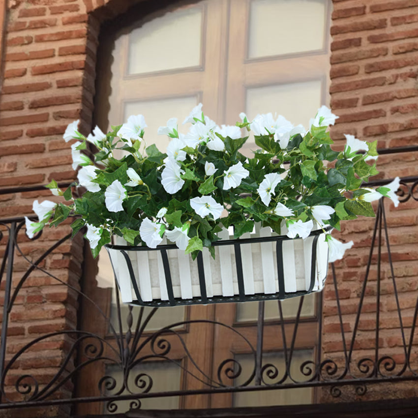 Artificial Morning Glory Bush for Country House Decor